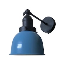 Rsylight Retro Metal Dekoratif Rustik Akrobatik Mavi Mafsallı Duvar Aplik-1464490387425 Siyah
