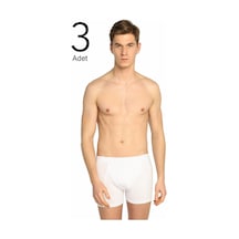 Tutku Erkek Siyah 3'Lü Paket Likralı Boxer Elf568T0114Ccm3 001