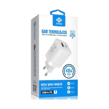 Ny Joy Gan Teknolojisi 48w Usb + Pd Şarj Başlığı Arb-013 Nyjoybz Standart