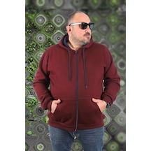 Moc Grande Mocgrande Büyük Beden Unisex Kapüşonlu 3ip Sweat 11701 Murdum Murdum