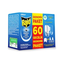 Raid Elektro Likit Cihaz Ve 2 Yedek, 60 Gece Sivrisineklere Karşı