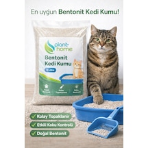 Bentonit Kedi Kumu 5 Litre Doğal, Kolay Topaklanan, Etkili Koku Kontrollü