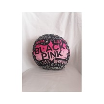 Kpop Blackpink Logo Yazılı Desenlı Tasarım Yastık Cok Renklı