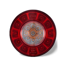 Dsl220std Yuvarlak Led Stop Lambası - Kırmızı, 12v/24v Karavan Uyumlu