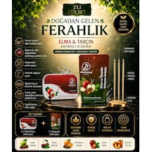 Mucize 2"li Set Elma-tarçın Aromalı Kürdan Metal Kutu Doypak
