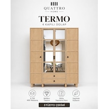Termo 4 Kapaklı Dolap Meşe
