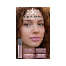 Aden Liquid Lipstick - Likit Ruj 34 Mauve Eflatun Çok Renkli