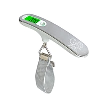 Dijital Bagaj Tartısı - 50kg/110lb Kapasiteli, Dara Fonksiyonlu, Arkadan Aydınlatmalı Lcd Ekran, Çoklu Ağırlık Birimi Seçenekleri, Taşınabilir & Ergonomik Tasarım Belirtilmemiş