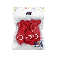Jojo Balloons 11'' Ayyıldız Baskılı Balon 12'li 3 Adet Diğer