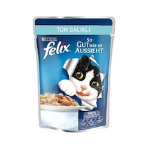 Ton Balıklı Pouch Yaş Kedi Maması 12'li