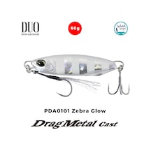 Duo Drag Metal Cast Jig 60gr. PDA0101 Zebra Glow