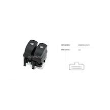 Cam Kaldırma Anahtarı Sol Auto Clio 3 Symbol Modus 10 Pin 8200214943 An726