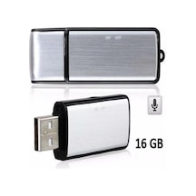 USB Ses Sensörlü Dijital 16 GB Mini Ses Kayıt Cihazı