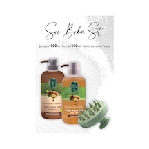Eyüp Sabri Tuncer Argan Yağlı Şampuan 600 ML + Duş Jeli 600 ML + Masaj Şampuan Fırçası Yeşil