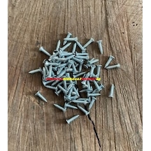 Nikel Vida Mini Menteşe Vidası Tavla Klips Vidası 7.5Mm Vida 1Pk