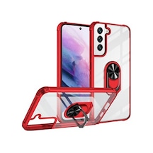 Lexroo Galaxy S22 Plus Mola Tpu Silikon Sert Pc Kılıf - Kırmızı