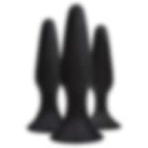 Fastieshop Silikon Anal Plug Set - 3'lü