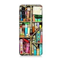 Samsung Galaxy A13 Uyumlu Kitaplık Ve Raflar Books Shelf Desenli Silikon Kılıf