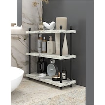İnci Makyaj Ve Banyo Organizeri Düzenleyici,40 Cm Mermer Desen Frezya
