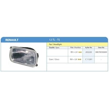 Far Komple Renault 12 Tl-ts