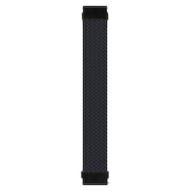 Amazfit Gtr 2 Sport 47mm Kordon, Medium Size, 155mm Braided Solo Loop Band Amazfit Gtr 2 Sport İle Uyumlu Kordon, Ak