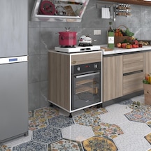 Kenzlife Ankastre Modülü Kabini Kalimera Crd 85 60 56 Fırın Ocak Dolabı Ayarlı Ayaklı Üstü Kapalı