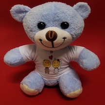 Mutlu Çift Tişörtlü Peluş Ayı Tdrtr Çok Renkli