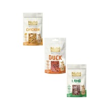 Nutri Feline Mix Kedi Ödül Maması 3x50g Peynirli Tavuk,%95 Ördek, Kuzulu