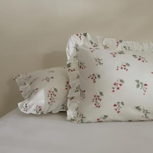 Home Silvie 2'li Yastık Kılıfı Kırmızı Açik Mavi