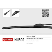 Silecek - 959 - Süpürgesi 650mm Muz - Edntrend - Tipi Üniversal