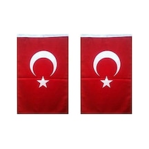 Lona Sanat Alpaka Türk Bayrağı Fitilli 20x30cm 2adet Standart