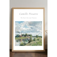 Camille Pissarro Doğal Ahşap Çerçeveli Poster, Dekoratif Sanatsal Duvar Tablosu