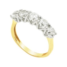 Swarovski Beştaş Yüzük 14 Ayar Altın 2.60 Gram