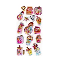 Sticker Kabartmalı Sticker Defter, Planlayıcı Etiket Pullu-815 -17x9 Cm - Pullu İçecek
