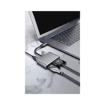 5in1 Type-c Usb 3.1 Hdmı Çevirici Dönüştürücü Hub. 4k Uhd Fullhd