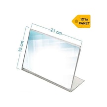 T Tipi Yatay Masaüstü Föylük 21X15Cm A5 - 10'Lu Paket