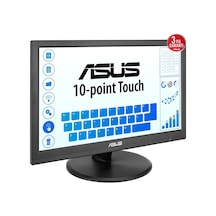 15.6 Asus Vt169he Ips 5ms 60mhz 1xvga 1xhdmı Fhd 1920x1080 Dokunmatik Ekran Flıcker Free Çerçevesiz Vesa Siyah