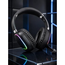 Uzun Süreli Kullanım İçin Kablosuz Bluetooth 5.0 Kulaklık Rgb Işıklı
