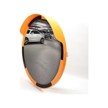 Otopark Ve Yol Güvenliği İçin 80 Cm Ayna / Flanşlı 2.5 M Direk Seti-718