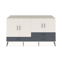 Hyperion Konsol 5 Raflı 3 Çekmeceli 4 Kapaklı 176x44x99 Aytaşı-ay Aytaşı-aytaşı/antrasit