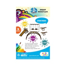 Ahşap Maket Park Boya Ve Fırça
