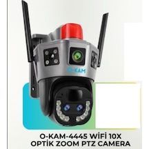 O-kam 4445 Wifi 10x Optik Zoom 2 Lens 3 Görüntü Zoom Ptz Kamera