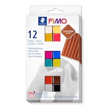 Staedtler Fimo Leather Deri Effect Polimer Kil Seti 12 Renk