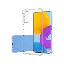 Samsung Galaxy Uyumlu A04S Kapak Kamera Korumalı Airbag Antishock Köşe Korumalı Silikon Şeffaf