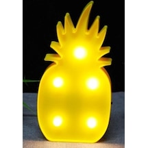 Led Işıklı Ananas Gece Lambası Renkli