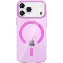 Joko Apple iPhone  Uyumlu   17 Pro Max Pc Blank Magsafe Kapak - Pembe