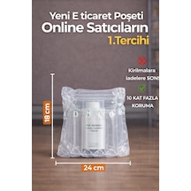24x19 Cm 100 Adet Havalı Kargo Poşeti Airbag/airbed/airpack/airpak Ambalaj