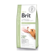 Brit Veterinary Diets Diabetes Tahılsız Hindi ve Bezelyeli Köpek Maması 12 KG