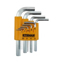 Rtrmax Kısa Allen Anahtar Takım 9'lu RH03851