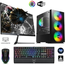 Izoly ST00084 i5-10400F 8 GB 256 GB M.2 NVMe SSD RX550 4 GB 24" Free Dos Masaüstü Oyuncu Bilgisayarı